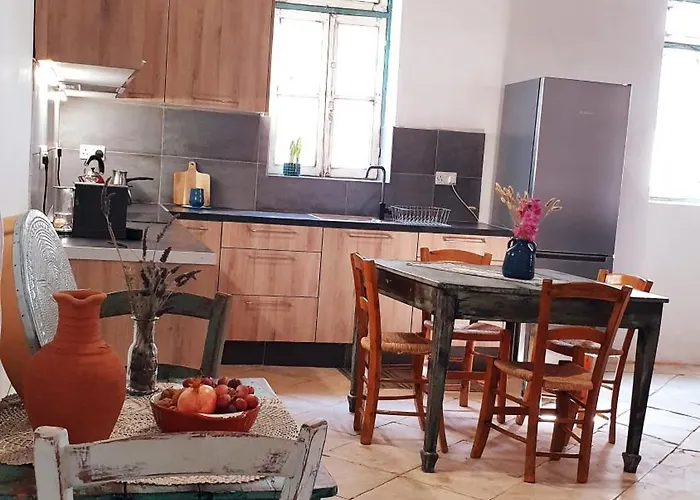 Traditional Adobe House In Evrychou With Cozy Garden And Fireplace! 尼科西亚