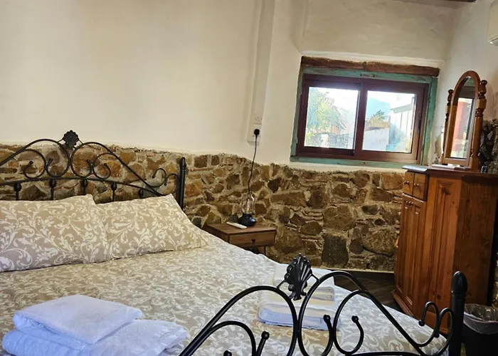 Traditional Adobe House In Evrychou With Cozy Garden And Fireplace! 尼科西亚