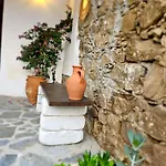 Traditional Adobe House In Evrychou With Cozy Garden And Fireplace!