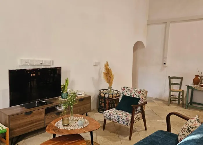 Traditional Adobe House In Evrychou With Cozy Garden And Fireplace!